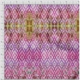 thumbnail image 2 of Soimoi Moss Georgette Fabric Ikat Panel Printed Fabric 1 Yard 42 Inch Wide, 2 of 3