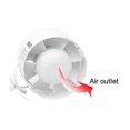 thumbnail image 4 of Ventilador de conducto en línea de 220V y 4 pulgadas, silencioso, ahorro de energía, ligero, resistente a los rayos UV, para cocina, baño, sala de estar y oficina Inevent TO001172-00B, 4 of 6