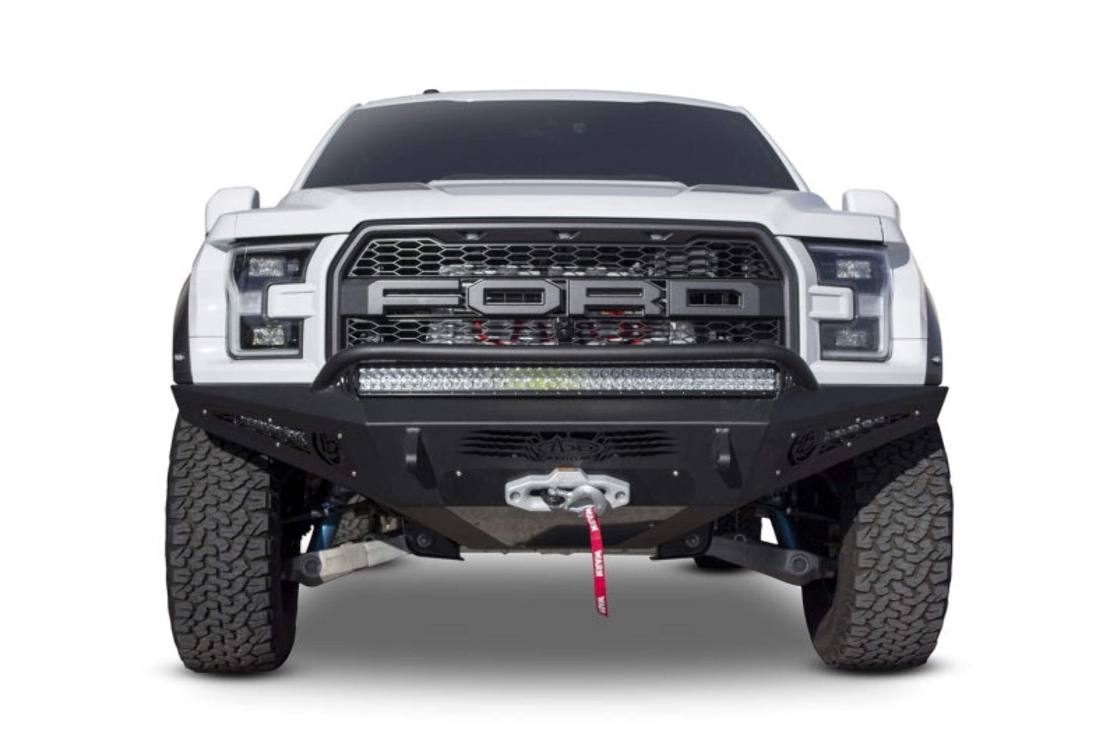 Addictive Desert Automotive Front Bumper with Winch Mount for ford F150 Raptor, Black