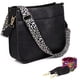 thumbnail image 1 of Bolsos cruzados de piel vegano AUYOCO A-black con correa de guitarra 12.2 x 3.94 x 10.63, 1 of 5