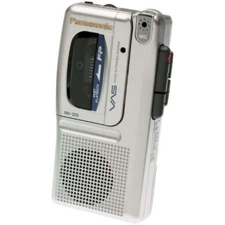 Panasonic (RN-305) RN305 Micro Cassette Recorder with Voice Activation System