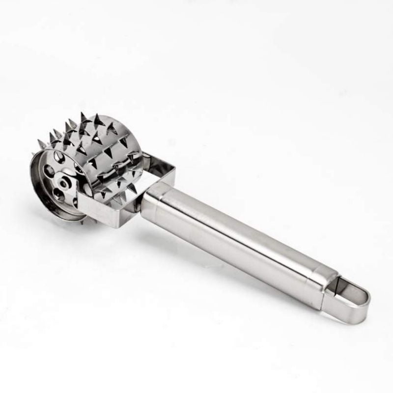 Long Handle Stainless Steel Rolling Meat Tenderizer Hammer Mallet