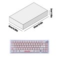 thumbnail image 4 of 133 teclas/juego de teclas PBT Teclas de teclado de personalización XDA (rosa), 4 of 4