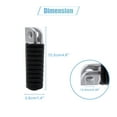 thumbnail image 2 of Unique Bargains 2Pcs Black Aluminum Alloy Motorcycle Antislip Front Footrest Pedal for Kawasaki, 2 of 2
