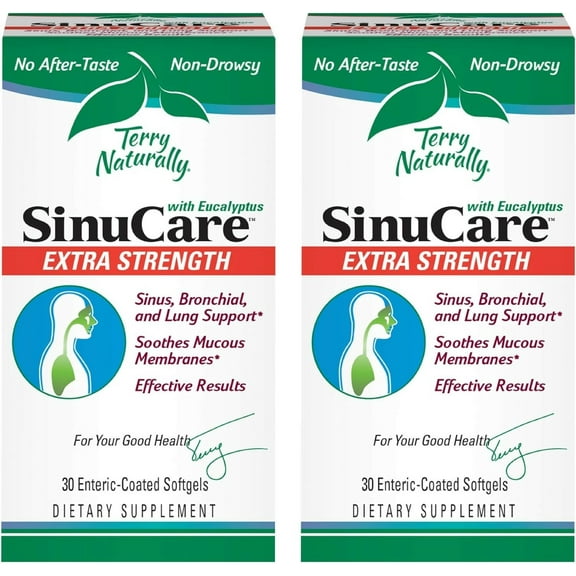 Terry Naturally SinuCare Extra Strength - 30 Servings (Pack of 2)