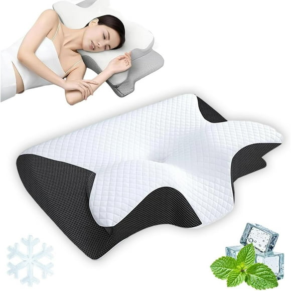 Airway Pro Sleep Apnea Pillow – Ergonomic Memory Foam Neck Support for Better Sleep, Anti-Snoring & Apnea Relief, Perfect for Side, Back & Stomach Sleepers