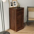thumbnail image 2 of Modular Wine Bar Cabinet,Farmhouse Wine Bar Cabinet Buffet Cabinet & Sideboard Cupboard for Living,Dining Room,Walnut Brown, 2 of 7