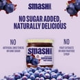 thumbnail image 2 of Smash Foods Concord Grape Jam, No Sugar Added, Low-Calorie, Vegan (6 Jars), 2 of 7