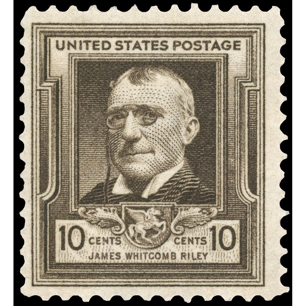 James Riley /N(18491916). American Poet. U.S. Commemorative