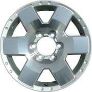 Remanufactured Machined and Painted Silver Aluminum Wheel 17 x 7.5 4261142220 fits 2007-2010 Toyota FJ Cruiser