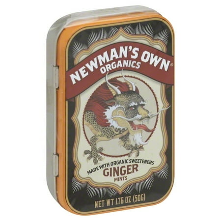 man's Own Organic Mints, Ginger, 1.76 oz