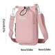 thumbnail image 3 of Bolsa portátil para botellas de agua para mujer, ligera, para viajes al aire libre, bandolera multifuncional para móvil, 3 of 5