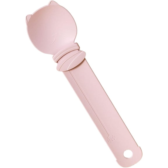 2026 New Cat Treat Spoon, Multifunctional Stripe Churu Spoon for Easy Feeding, Wet Food, Liquid Snacks, Licky Treats （Pink）