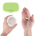 thumbnail image 4 of Unique Bargains 1 Pc 8 Grids Double Layer Pill Box for Travel Light Green, 4 of 6