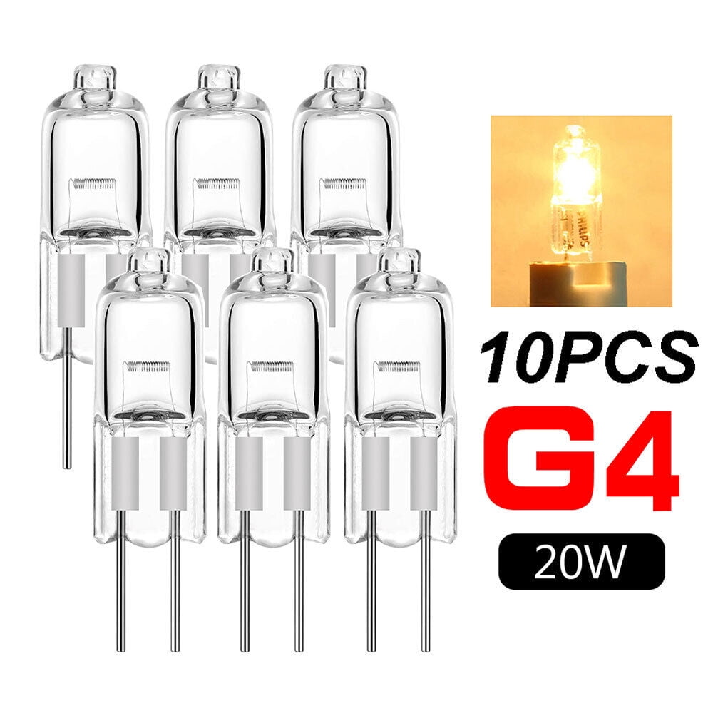 G4 Halogen Bulb 12V 20W Bipin Base Light Bulb for Landscape Lights