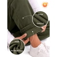 thumbnail image 5 of Fantaslook Fleece Lined Sweatpants for Women High Waisted Winter Baggy Pants with Pockets Drawstring Elastic Waist Joggers, 5 of 10