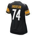 thumbnail image 3 of Women's Nike Spencer Anderson  Black Pittsburgh Steelers  Game Jersey, 3 of 6