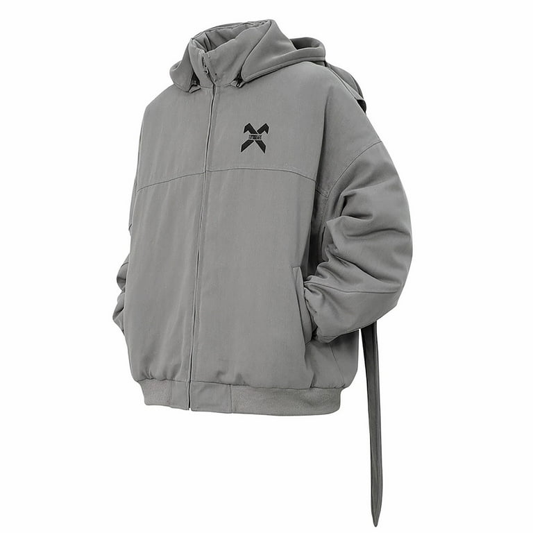 Niepce Inc Streetwear Winter Men Jacket Japanese Fashion Zip