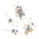 thumbnail image 1 of Guardurnaity 4 piezas de peinetas de flores para boda, conjunto de tocado elegante para niñas, tocado de novia, adorno de vestir para mujer, Type3 NO3, 1 of 6