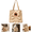 Khaki#102, variant on Cute Bear Pet Carrier Tote Bag, Cat Carrier Pouch Puppy Carrier Bag for Small Dogs 0-14 lbs, Canvas Pet Handbag with Peek Hole for Outdoor Walking & Vet Visits, 1PC Khaki