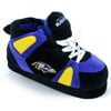 Happy Feet Mens and Womens Baltimore Ravens - Slippers - Large