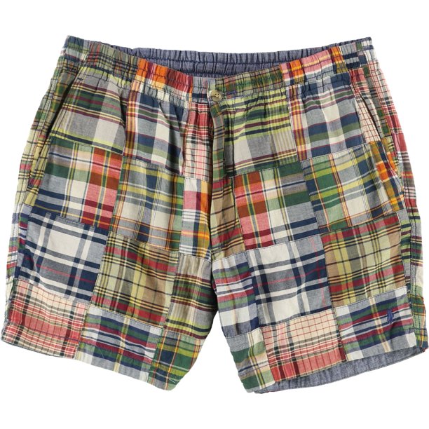 Ralph Lauren - Pantalones cortos casuales para caminar a cuadros para hombre, multicolor, mediano Ralph Lauren Caminando