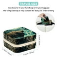 thumbnail image 5 of Yak Travel Portable Square Jewelry Box Organizer for Rings Earrings Necklaces Bracelets Girls Women, 5 of 6