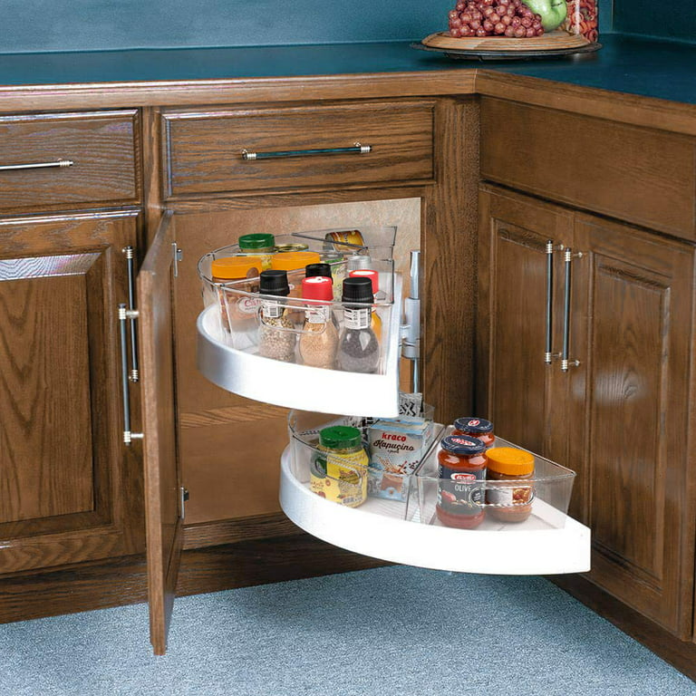 Kitchen Corner Storage - Lazy Susan Cabinet - ALL ORGANIZED