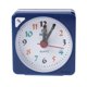 thumbnail image 1 of Square Quartz Clock Mini Blue Alarm Clock for Time Display Portable, 1 of 4