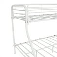 thumbnail image 6 of Aukfa Metal Twin over Full Bunk Bed with Upgraded 16" H Top Guardrail for Dorm Bedroom, White, 6 of 7