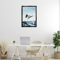 thumbnail image 3 of Stupell Industries Snowboarder Air Tricks Sports Photography Black Floater Framed Canvas Art Print Wall Art, 21 x 31, 3 of 10