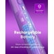 thumbnail image 3 of MySmile Cepillo Eléc. Sónico DY156 Adultos, Motor Súper Vibración, Recargable, Seguro Esmalte, 3 Cabezales, 5 Modos, 60 Días x Carga, Morado, 3 of 9