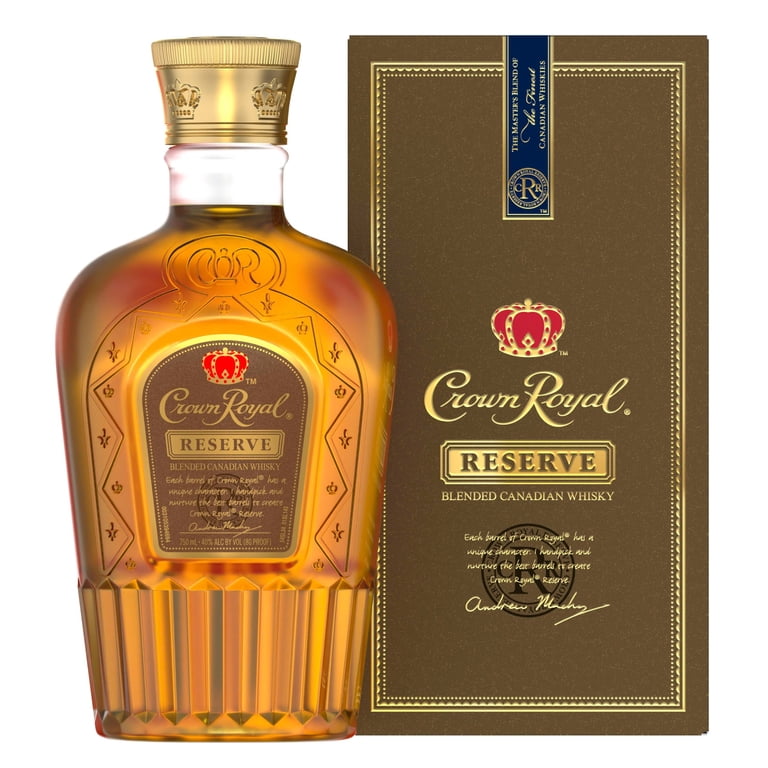 Crown Royal Reserve Blended Canadian Whisky, 750 mL, 40% ABV