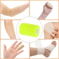 thumbnail image 5 of 12 Rolls Adhesive Elastic Tape Elastic Bandage,3" x 5 Yards Wrap Stretch Wrist Knee Tape,Fluorescent Yellow, 5 of 6