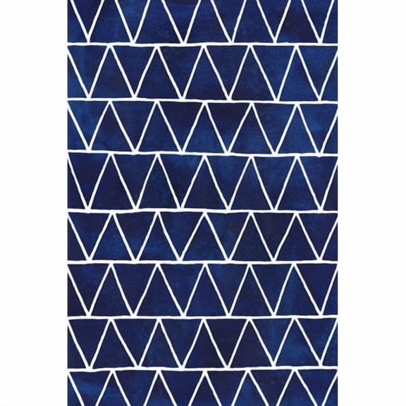 Marmont Hill "Indigo Pattern IV" Painting Print on Wrapped Canvas