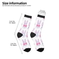 thumbnail image 2 of Uemuo Heart Rabbit Printed Kids Boys Socks Seamless Crew Socks Crazy Funny Athletic Sport Socks for Children, 2 of 6