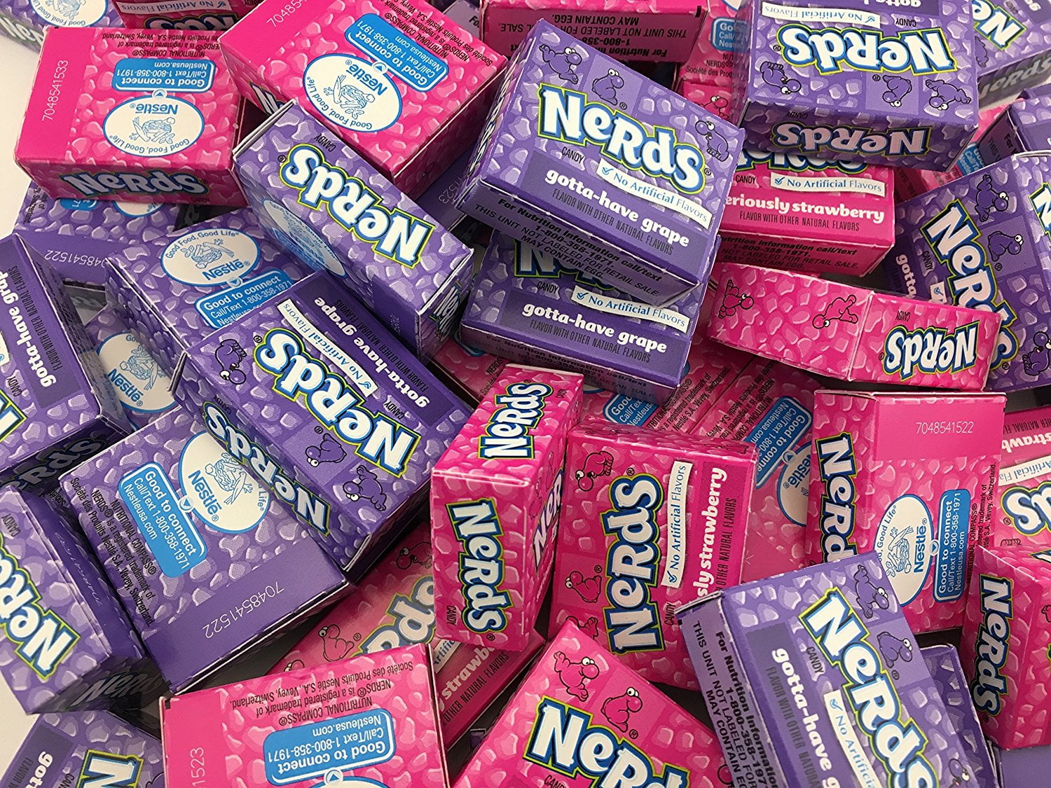 Nerds Wonka Candy Mini Boxes Strawberry And Grape Flavor Fun Size Pack Of 2 Pound Walmart Com
