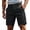 b-417Black1748, variant on PIMSSY Men Shorts Versatile Casual Shorts For Summer Solid Color Easywear Comfort Breathable Lightweight For Everyday Leisure Outdoor Male Stylish Bottoms