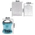 thumbnail image 2 of Sellos para decoración de uñas, plantillas para decoración de uñas, gel de silicona transparente para uñas con raspador, suministros para decoración de uñas, herramientas para plantillas de, 2 of 5