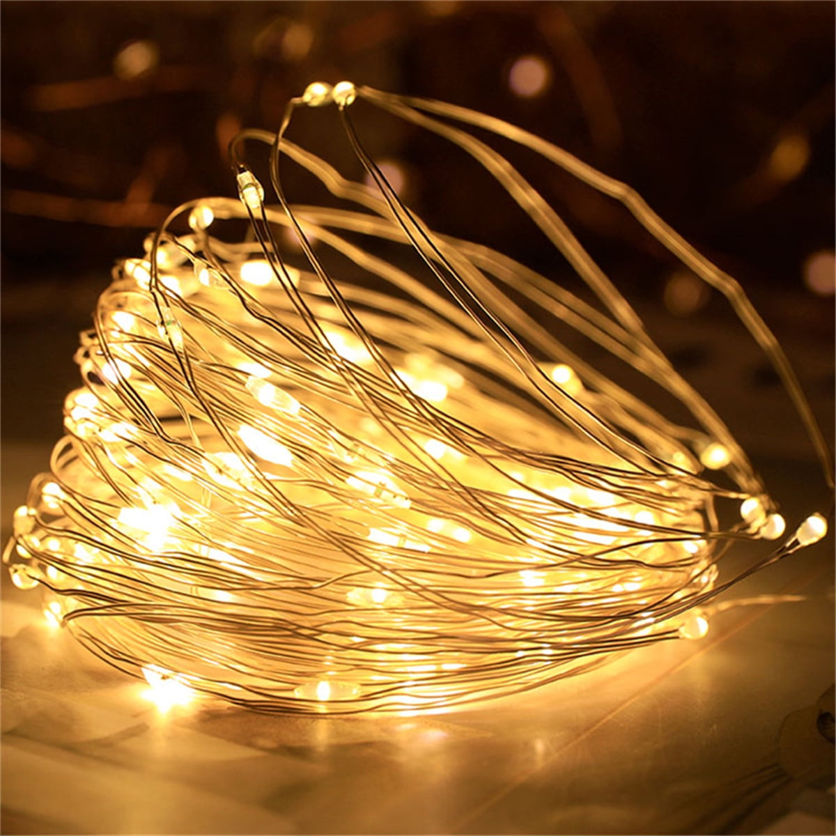 String Lights, Waterproof Led String Lights, Battery Operated Tiny
