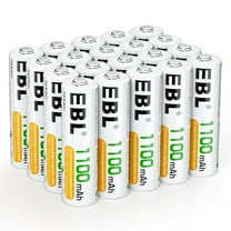 EBL Rechargeable AAA Batteries (20-Pack), 1100mAh Ni-MH Triple a Batteries