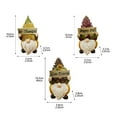 thumbnail image 2 of Fall Decorations for Home, 3 Pcs Fall Gnomes Decor for Table Indoor Outdoor, Resin Thanksgiving Decorations Garden Figurines for Autumn Harvest Porch Tiered Tray Mantel, 2 of 9