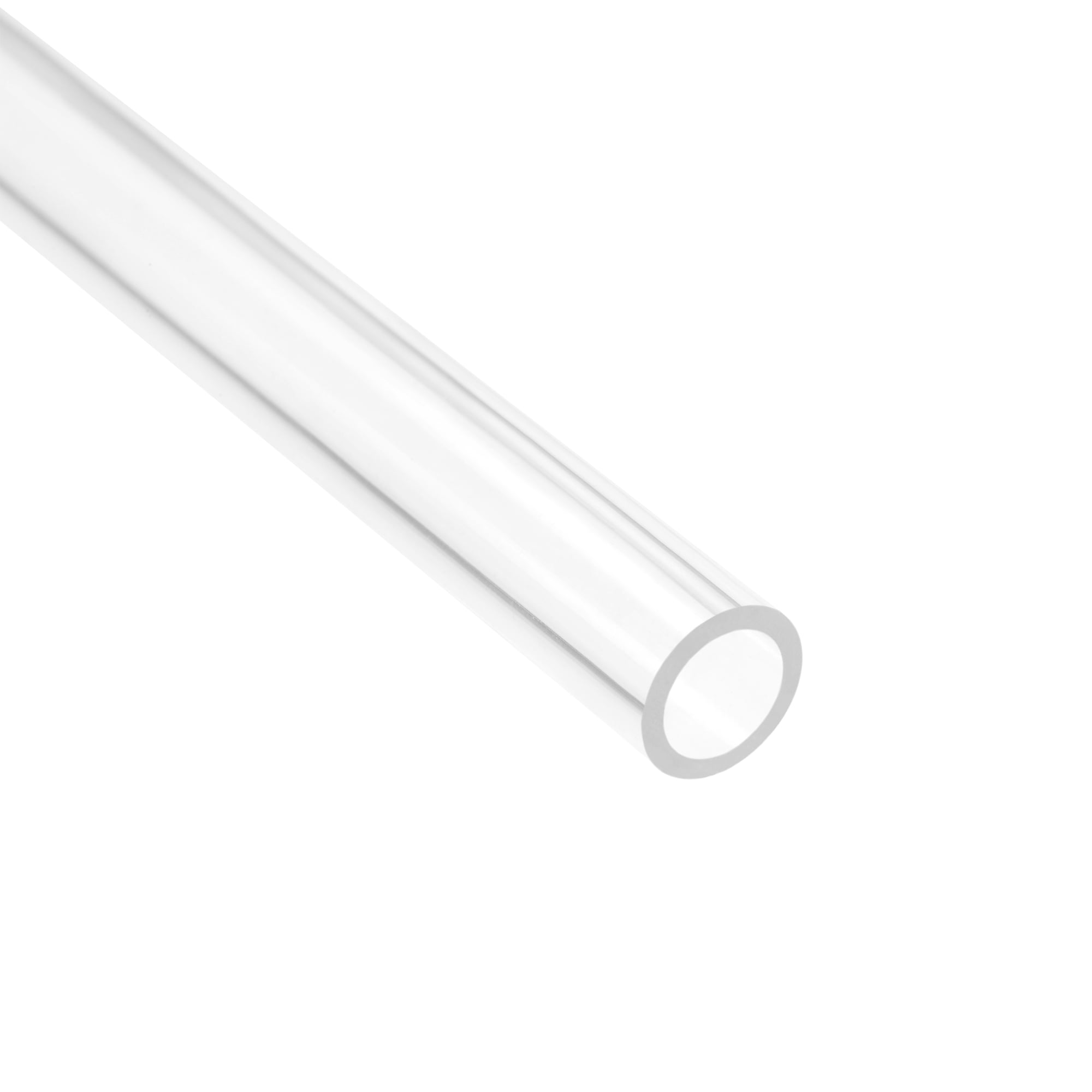 Unique Bargains Rigid Acrylic Pipes Round Tube 0.35" ID x 0.47" OD x 19.69" L