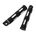 thumbnail image 4 of 2x Motorcycle Footrests Foot Pegs Rest Pedals Made of high reliable quality and durable material - Old Black, 4 of 6