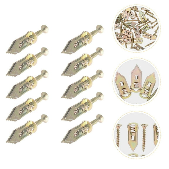 BESTYASH Heavy Duty Metal Self Tapping Anchors for Drywall, Fasteners for Plasterboard Installation