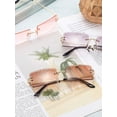 thumbnail image 4 of Gafas de Sol Weewooday Vintage Sin Montura Rectangulares Tinteadas 3 Pares, 4 of 6