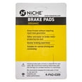 thumbnail image 2 of Niche Rear Brake Pad Set for Honda Goldwing 1500 Organic Motorcycle 4 Pack 519-KPA2521D, 2 of 5