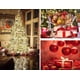 thumbnail image 4 of Bola de adornos de 24 quilates, bolas de árbol de Navidad multicolor, decoración navideña para decoración de fiesta de bodas, 2,36 pulgadas, azul oscuro Adepaton ZFSDFLD10, 4 of 5