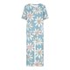 thumbnail image 3 of Pijamas de Verano para Mujeres Cuello Redondo Blusa de Manga Corta Y Pantalones Traje de Pijama Poliéster, Set de Moda Casual para el Hogar, 3 of 4