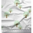 thumbnail image 1 of Soimoi Velvet Fabric Tree Block Decor Fabric Printed Yard 58 Inch Wide, 1 of 1
